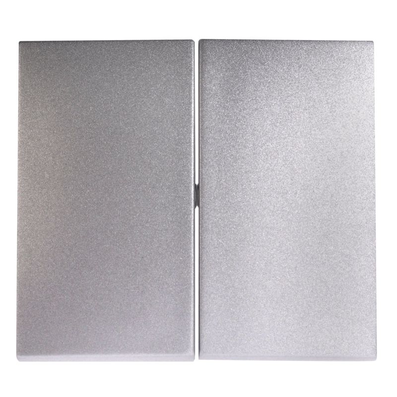 Панель лицевая Valena для 2-кл. выключателя алюм. IEK 770252