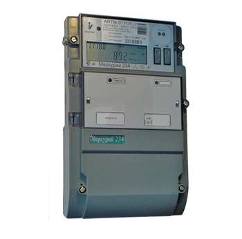 Счетчик Меркурий 234 ARTM-03 PB.L2 3ф 5-10А класс точн. 0.5S/1.0 многотариф. оптопорт RS-485 PLC-II на панель 230/400В Моск. вр. Инкотекс М0000002061