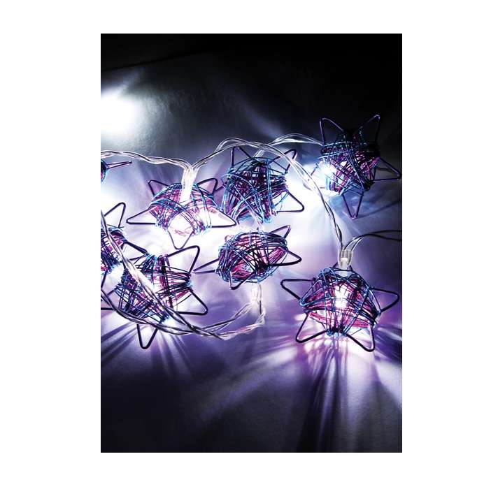 Гирлянда светодиодная "Звездочки" на батареях 2хАА Космос KOCNL-EL120