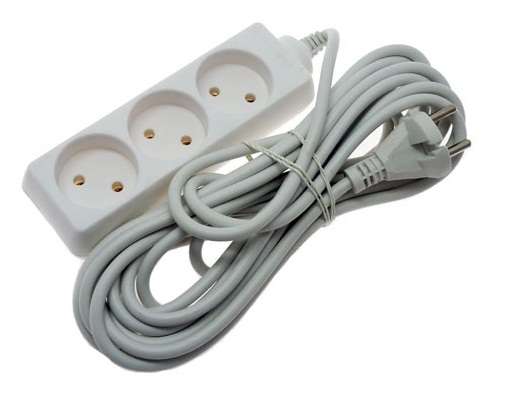 Удлинитель 3х5м без заземл. 10А IP20 Standart S-CD3-5 Uniel 02860