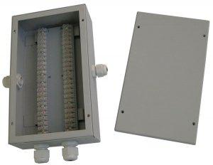 Коробка распределительная на 30 цепей с гермовводами метал. Барьер-КР FORTEZA 003149