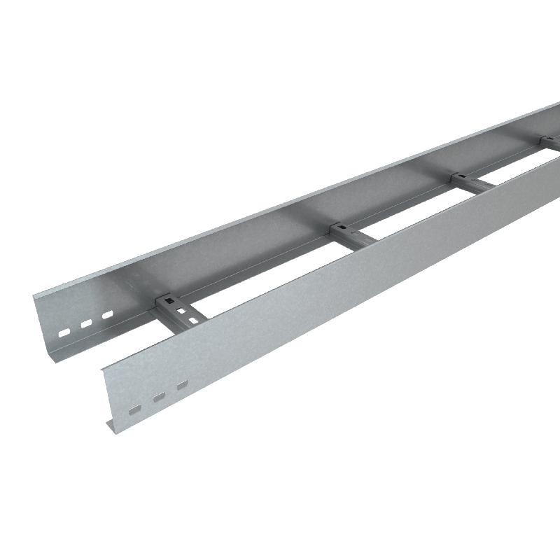 Лоток лестничный 200х100 L3000 сталь 1.5мм LL100-200-1.5-3000 КМ LO1034