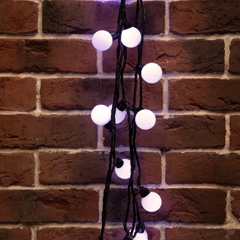 Гирлянда светодиодная "Мультишарики" 10м d38мм 40LED бел. 5Вт IP65 провод ПВХ черн. (нужен шнур питания 303-500) Neon-Night 303-575
