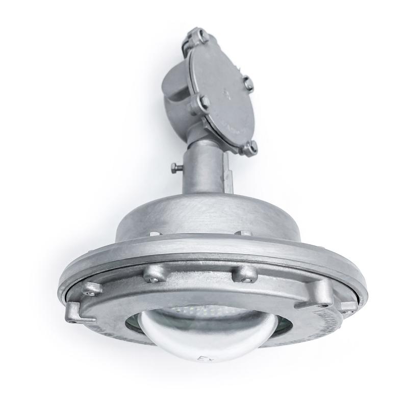 Светильник светодиодный взрывозащ. ДСП 02-30-001 (ВЗГ) 1ExdIIBT6Gb 30Вт IP65 3000лм УХЛ1 индивид. подкл. на трубу 3/4дюйм Свет Витебск 0204-0073