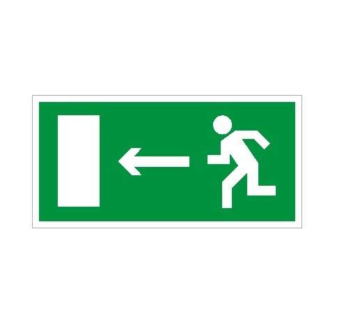 Пиктограмма "Выход прямо левосторонний/правосторонний" ПЭУ 093/094 242х50 PC-M (уп.2шт) СТ 2501002500