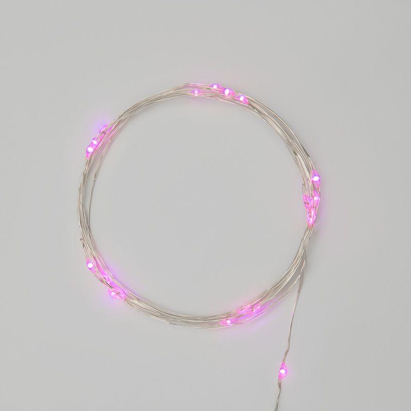 Гирлянда светодиодная "Роса" 2м 20LED роз. 2Вт 4.5В IP20 провод прозр. Neon-Night 303-007