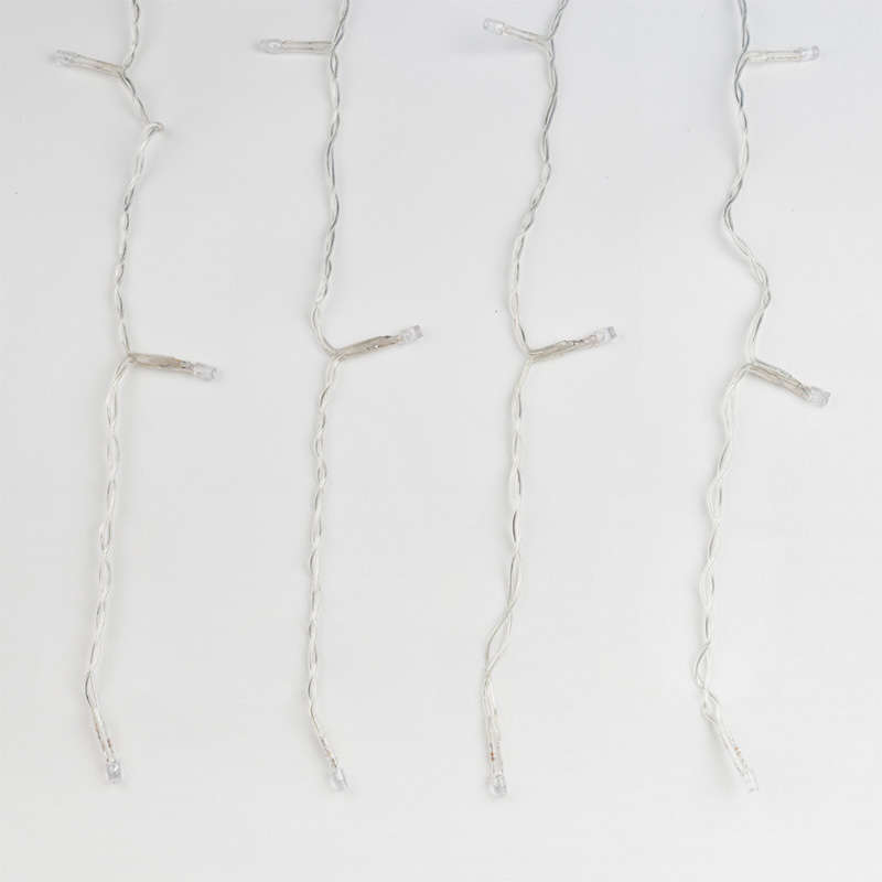 Гирлянда занавес светодиод. ULD-C2030-240/DTA WHITE IP20 с контроллером 240led 2х3м прозр. бел. UNIEL 06739