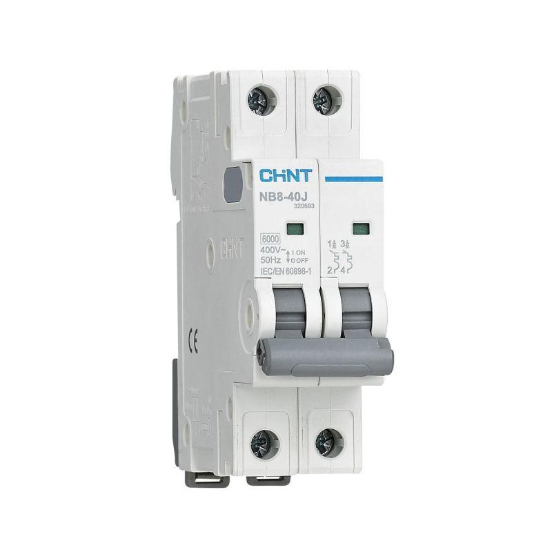 Выключатель автоматический 2п 32А 4.5кА NB8-40J х-ка D (R) CHINT 320703