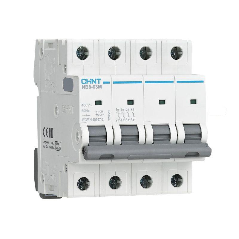Выключатель автоматический NB8-63M 4п 20А 8In (C) (R) CHINT 320856