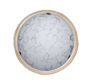 Светильник "Ива" 2х60 D36 2х60Вт E27 IP20 сосна Альфа Лайт 2946/с