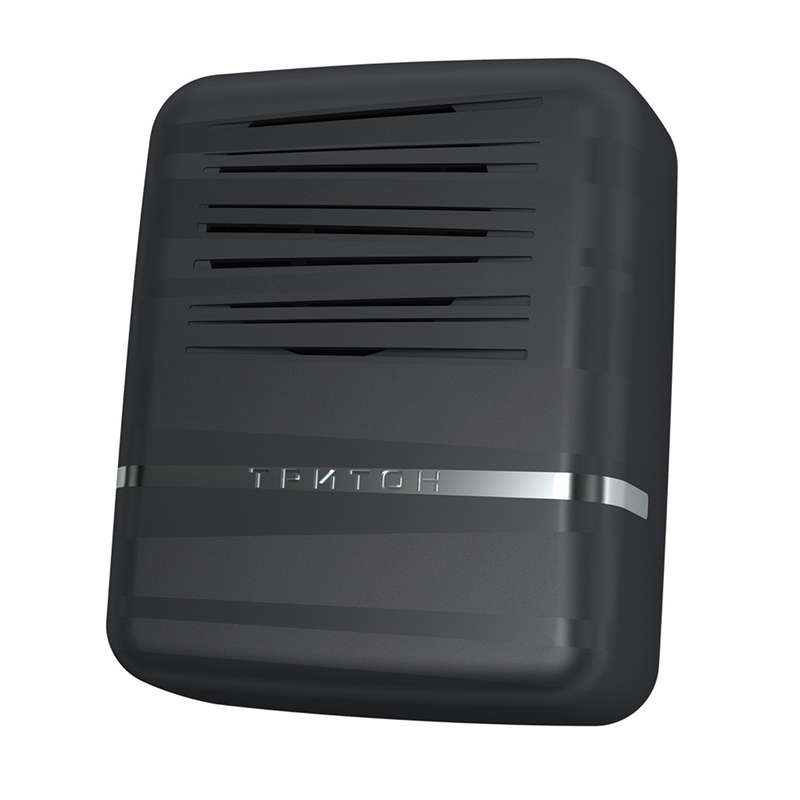 Звонок проводной Элегия электрон. гонг 220В 80-90дБА черн./серебр. МОНОМАХ ЭС-04