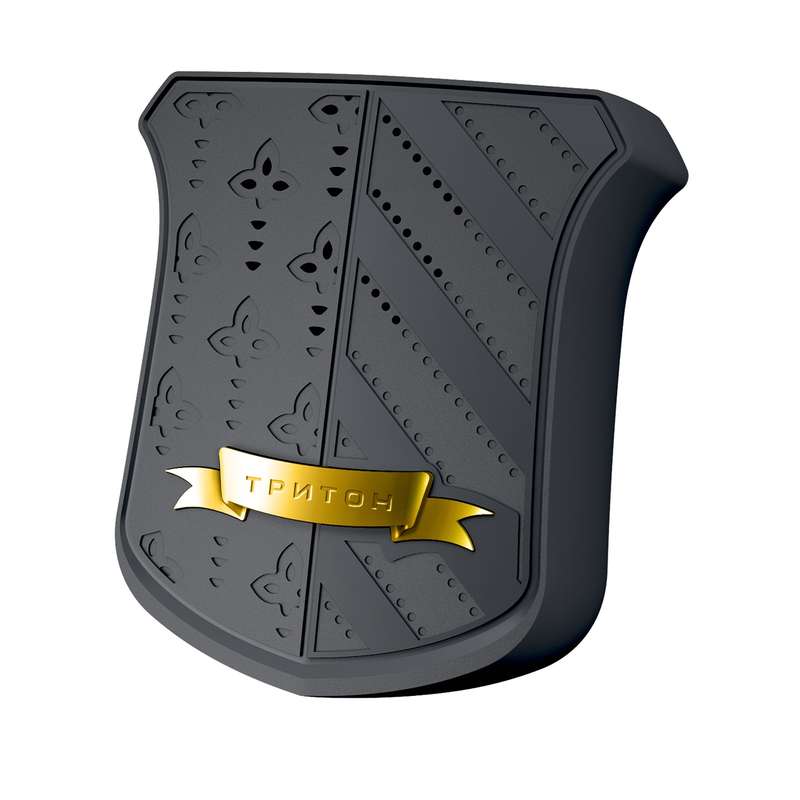 Звонок проводной Готик аэропорт 220В 80-90дБА черн./зол. МОНОМАХ ГЗ-01