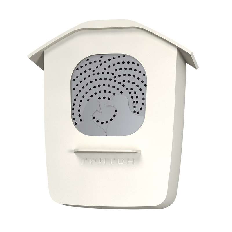 Звонок проводной Дуэт трель 220В 80-90дБА бел. МОНОМАХ ДТ-03