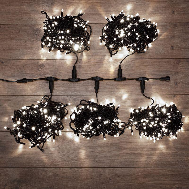 Гирлянда светодиодная "LED ClipLight" 5 нитей х20м 665LED бел. 50Вт 24В IP65 трансф. в компл. Neon-Night 323-505