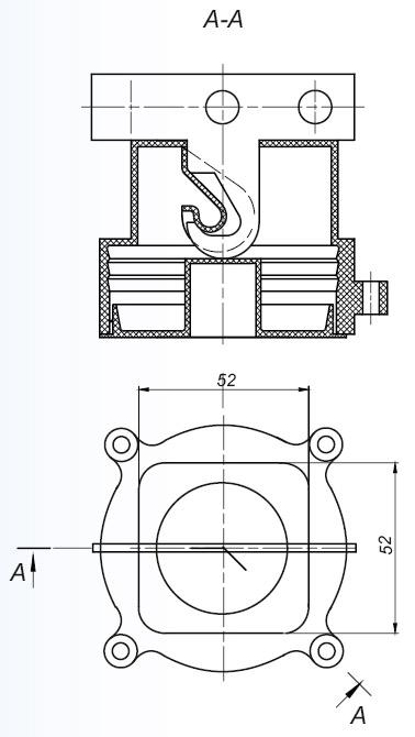 Коробка потолочная для крепления светильника Л253 Михнево 019034