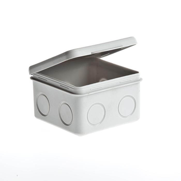 Коробка ОП Тусо распаячная 80х80х50мм откид. крышка IP54 Ruvinil 67039