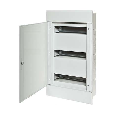 Щиток СП Тусо 36мод. с непрозрач. двер. 547х299х103мм сер. Рувинил 68136С