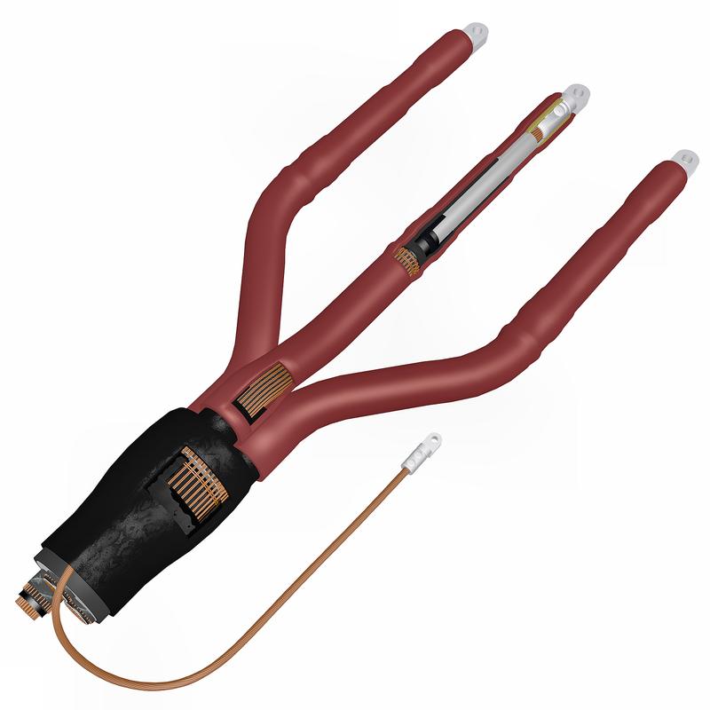 Муфта кабельная концевая универс. 1кВ 3ПКВНтп-в-10/25 с наконечн. 9044345 Подольск 3pkvntpvx010x25