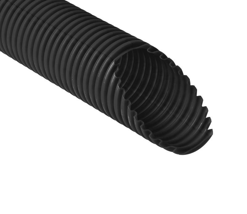 Труба гофрированная одностенная ПНД d90мм черн. (уп.100м) Ruvinil Т1-КЛ0-090(100)