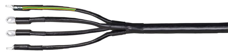 Комплект муфты концевой ПКВ(Н)тп наружной установки 4х70/120 без наконечников ПВХ/СПЭ изоляция 1кВ IEK UZM-XLK1-NVN4-70120X