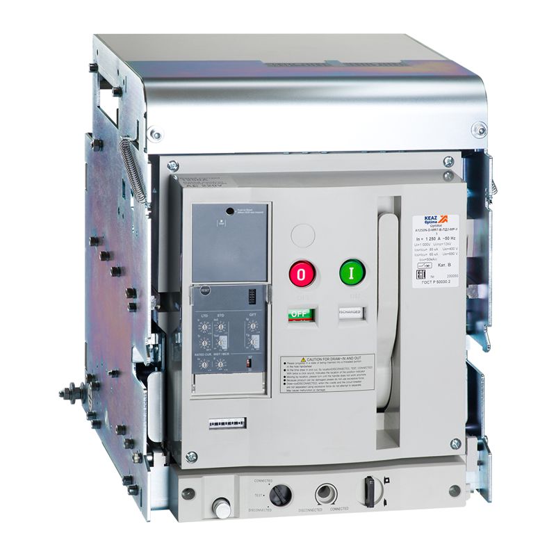 Выключатель автоматический 3п 3200А 100кА OptiMat A-3200-S4-3P-100-D-MR7.0-BH-C2200-M2-P05-S1-06 КЭАЗ 350219