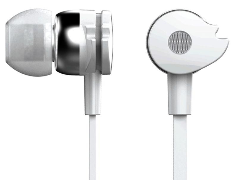 Гарнитура вкладыши HS-S-210 1.2м бел. проводн. в ушной раковине (D1) ОКЛИК 374402