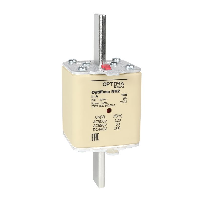 Вставка плавкая OptiFuse NH2-125-gG-УХЛ3 КЭАЗ 374950