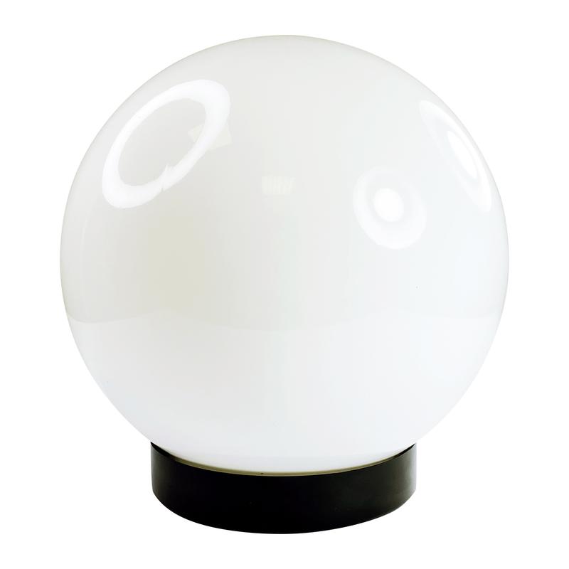 Светильник НТУ 06-60-01 "Шар" 250 Б 60Вт E27 IP55 опал ПММА /корпус плоск. черн. Элетех 1030480255