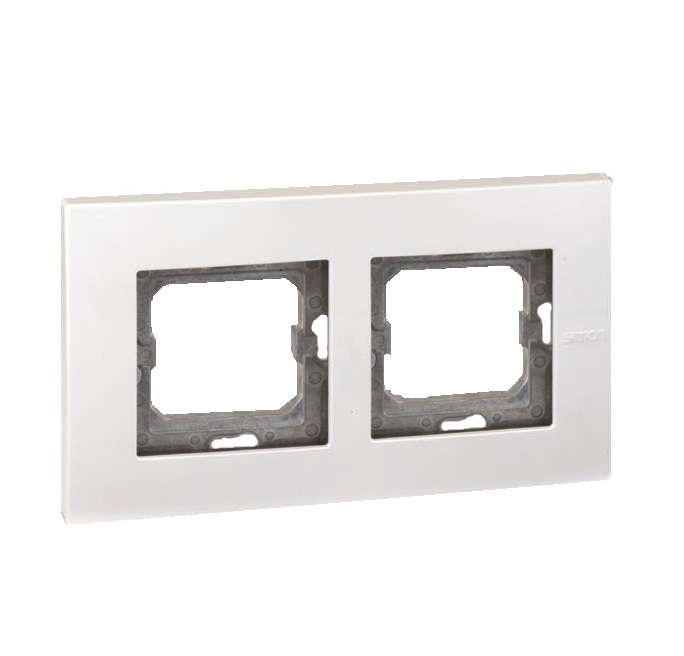 Рамка 2-м Simon27 Scudo сер. Simon 2705620-063