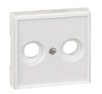 Крышка для розетки R-TV/SAT (ТВ/Спутник) Simon27 Scudo бел. 2705097-030