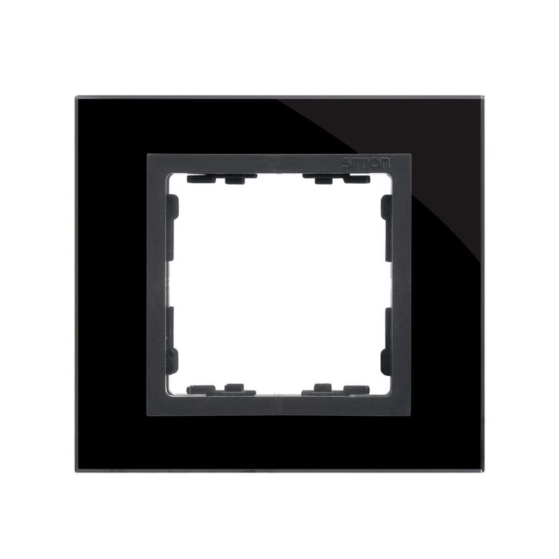 Рамка 1-м Simon82 Nature черн./графит стекло Simon 82817-32