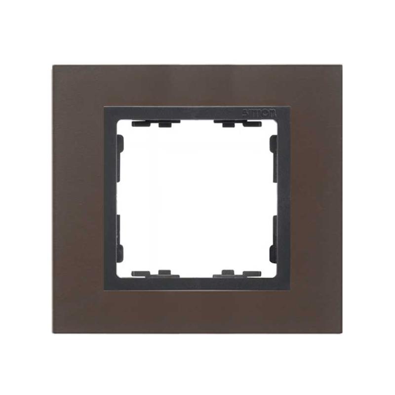 Рамка 1-м Simon82 Nature свинец/графит (имитация металла) Simon 82817-38