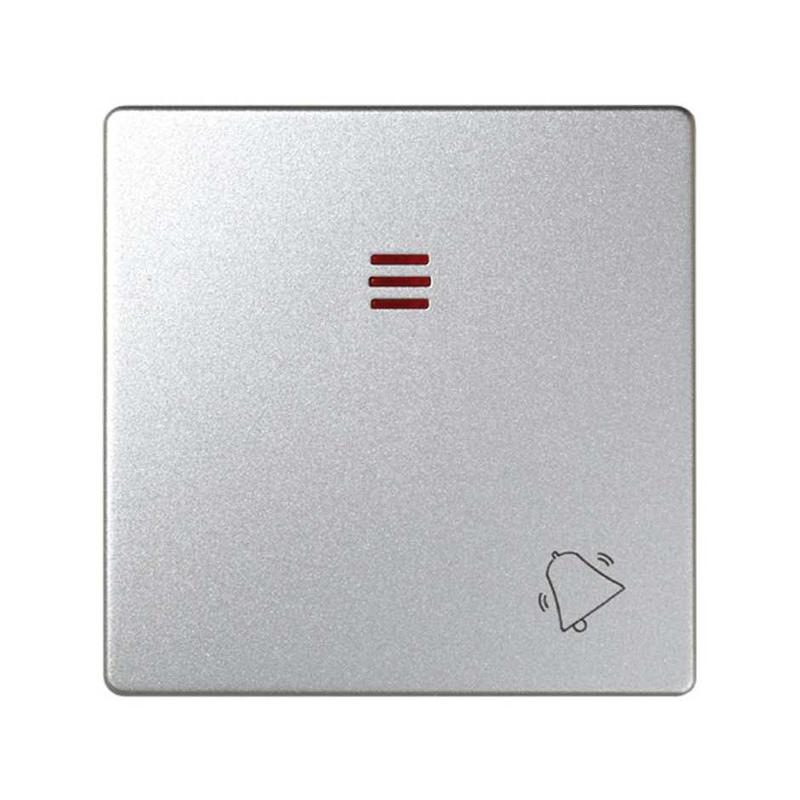 Клавиша с пиктограммой "звонок" для 75160-39 Simon82 Detail алюм. 82015-93