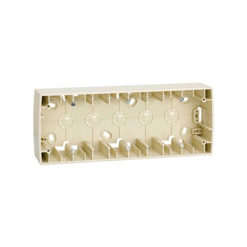 Коробка наружной установки 3-м 89х229х37мм Simon82 сл. кость 82771-31