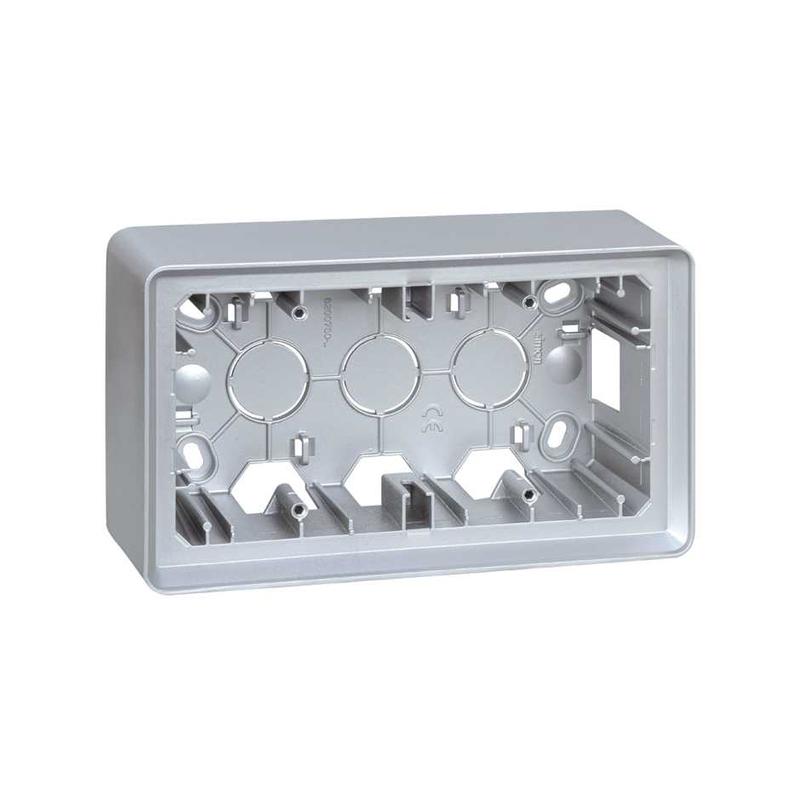 Коробка наружной установки на 2 поста алюм. Simon82 Detail 8200760-093