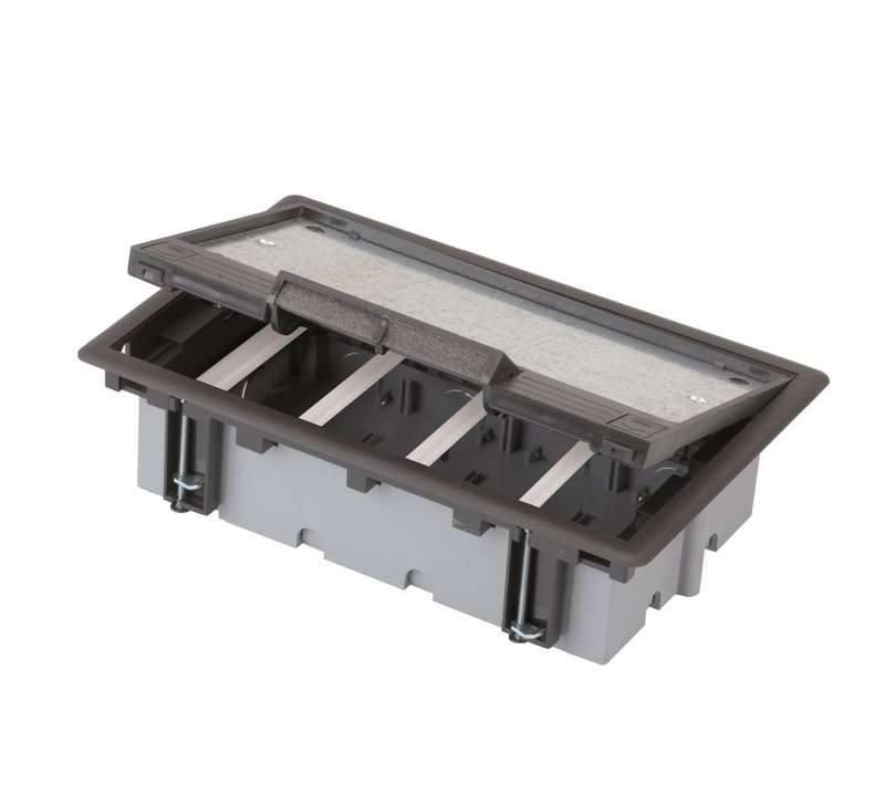 Люк на 6 CIMA-модулей (12 модулей 45х45мм) глубина 70-100мм посадка 210х300мм max 1000кг сер. Simon Connect SF670-1