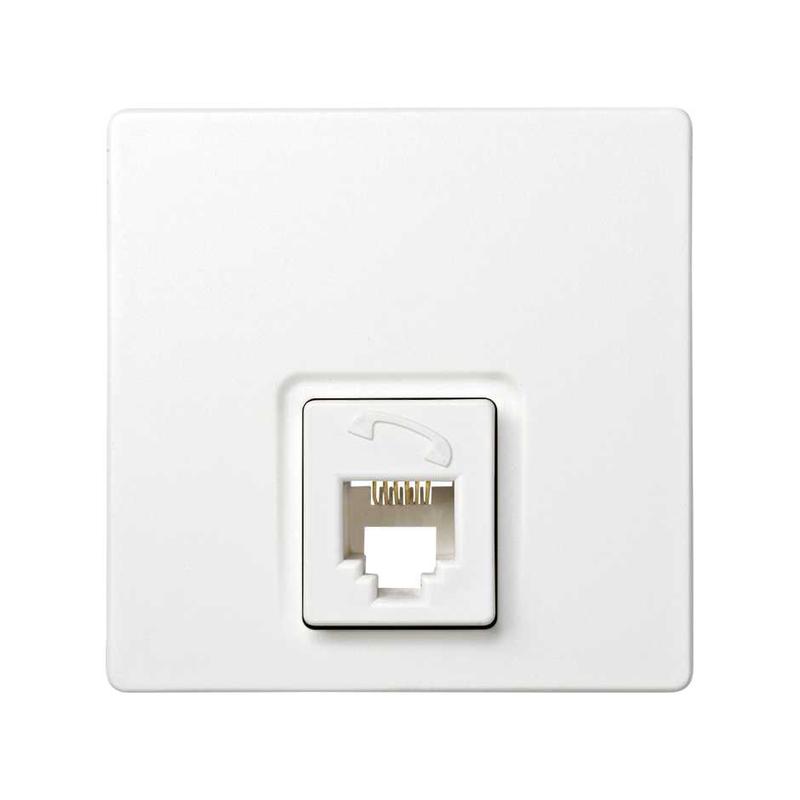 Розетка телефонная ОП Simon73 Loft RJ12 бел. Simon 73481-60