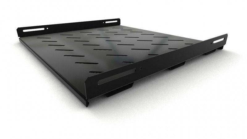 Полка стационарная Г=450мм нагр. до 50кг TSH3M-450-RAL9004 усилен. с боков. крепл. для шкафов TTB TTBR TTC2 TWB TWM TWFS 485х450мм черн. RAL 9004 Hyperline 397126