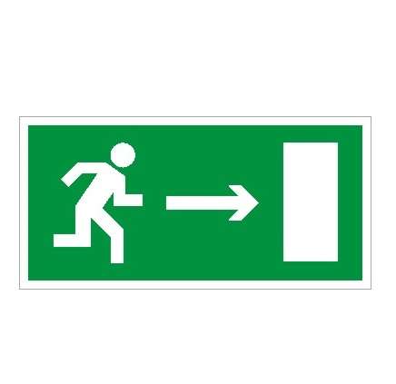 Пиктограмма "Указатель двери правосторонний" ПЭУ 092 280х162 РС-I СТ 2502001420