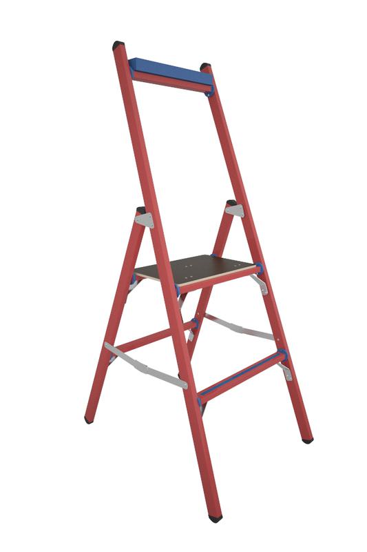 Стремянка диэлектрическая ССД-0.7 с симметричной опорой стеклопластик. Антиток Д401085