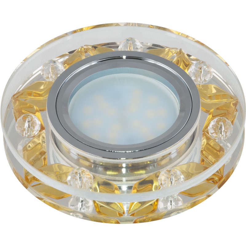 Светильник DLS-P103 "Peonia" GU5.3 CHROME/GOLD Fametto 09988