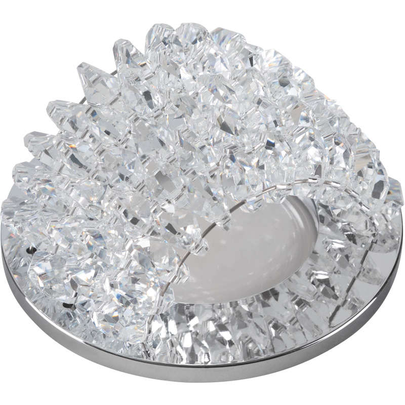 Светильник DLS-P110 "Peonia" CHROME/CLEAR 1х50Вт GU5.3 IP20 Fametto 10732