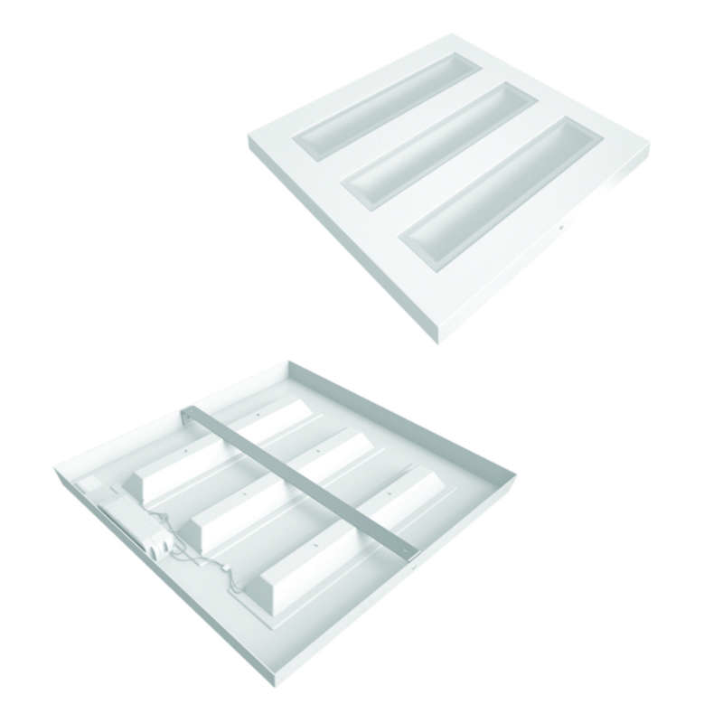 Светильник светодиодный NL Nova60-N-P 40Вт 5000К IP54 4852лм 230В накладной рассеив. призма бел. ЛАДзавод NLNova60NP54