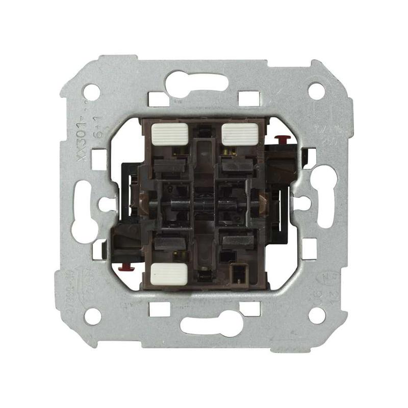 Переключатель проходной 1-кл. СП Simon 82/82Nature/88 10А IP20 250В + кнопка клавишная механизм Simon 75301-39