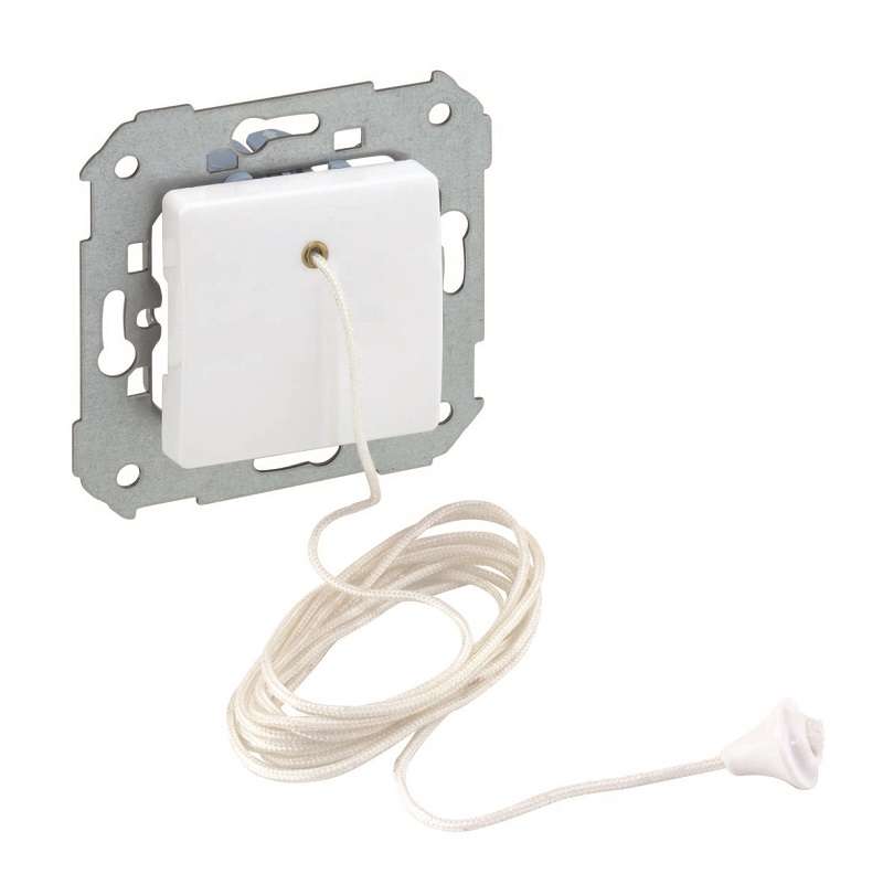 Механизм кнопки со шнуром 10А 230В Simon27 сл. кость 27153-62
