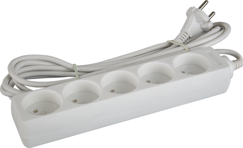 Удлинитель 5х5м без заземл. 10А IP20 NPE-S-05-500-X-2х0.75 2х0.75 Navigator 71554