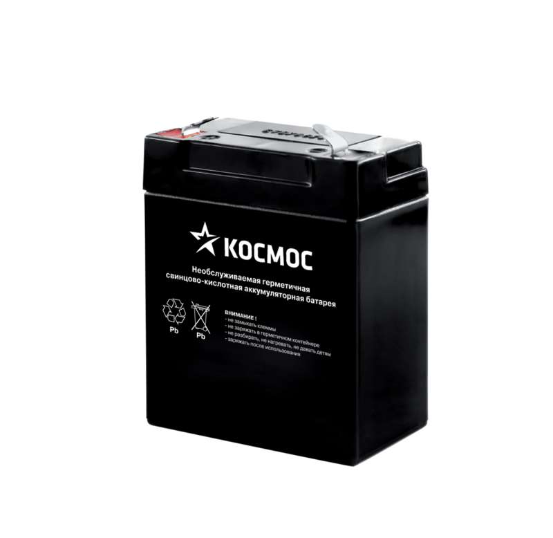 Аккумулятор 4В 2А.ч для фонарей 2008L - LED 118LED Космос KOCAccu4V2Ah