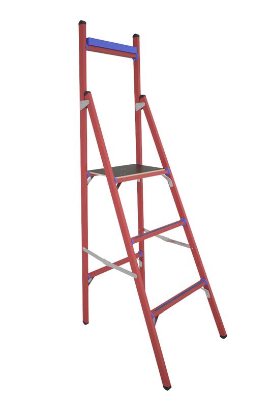 Стремянка диэлектрическая СВД-0.7 Телеком с вертикальной опорой стеклопластик. Антиток Д413736