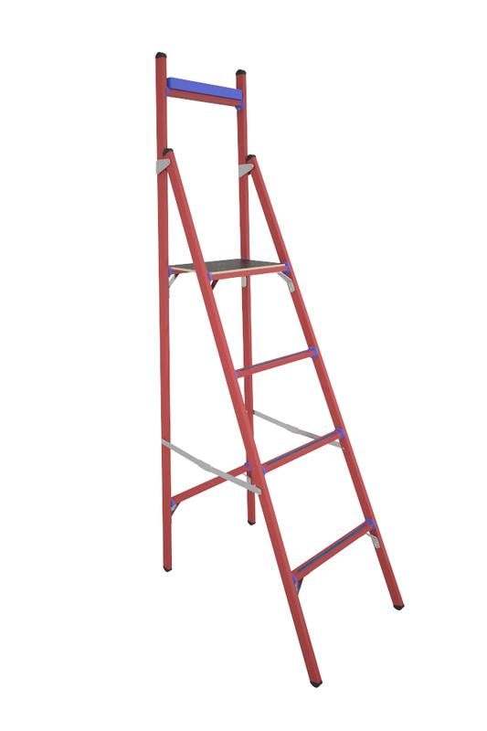 Стремянка диэлектрическая СВД-1.0 Т с вертикальной опорой стеклопластик. Антиток Д413741