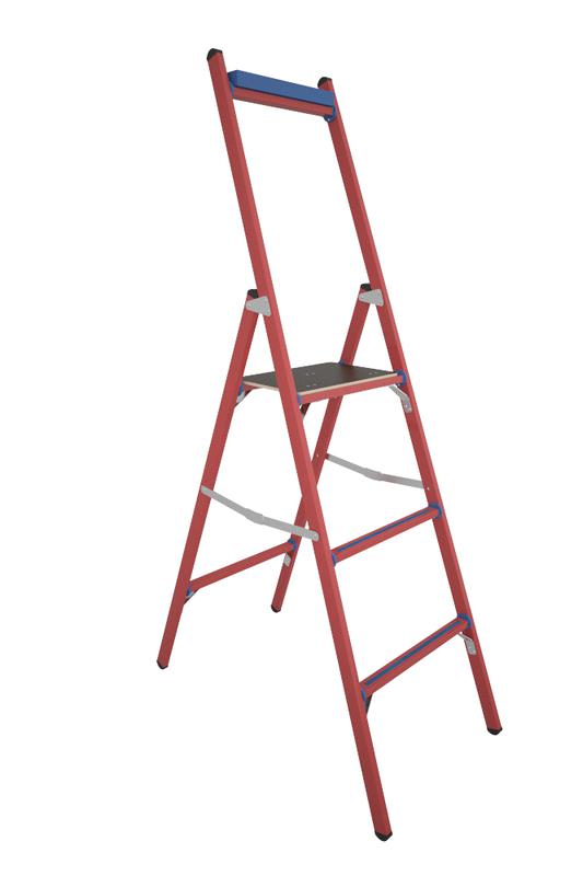 Стремянка диэлектрическая ССД-1.0 с симметричной опорой стеклопластик. Антиток Д413769